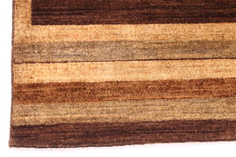 Modern Brown Hand Knotted 58 X 710 Area Rug 254-29856 Image 1