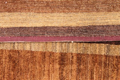 Modern Brown Hand Knotted 58 X 710 Area Rug 254-29856 Image 4