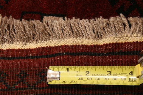 Bokhara Red Hand Knotted 311 X 611 Area Rug 100-29864 Image 4