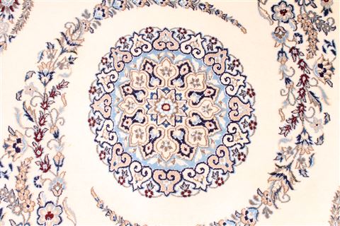 Nain Blue Hand Knotted 52 X 82 Area Rug 254-29866 Image 2
