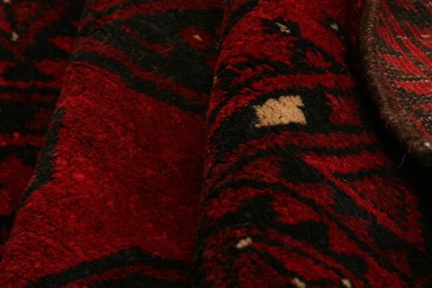 Bokhara Red Hand Knotted 35 X 58 Area Rug 100-29867 Image 2