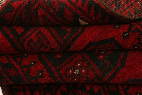 Bokhara Red Hand Knotted 35 X 58 Area Rug 100-29867 Image 3
