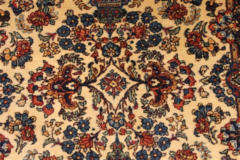 Kerman Blue Hand Knotted 30 X 411 Area Rug 254-29870 Image 2