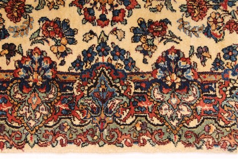 Kerman Blue Hand Knotted 30 X 411 Area Rug 254-29870 Image 3