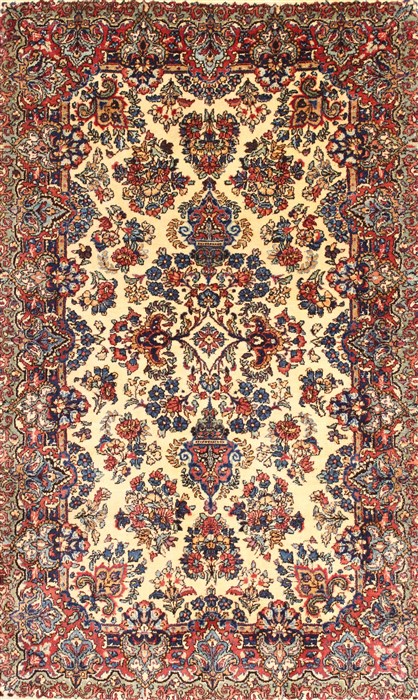 Kerman Blue Hand Knotted 30 X 411 Area Rug 254-29870 Image 0