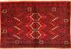 Kunduz Red Hand Knotted 35 X 54 Area Rug 100-29871 Thumb 0