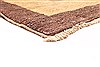 Modern Beige Hand Knotted 92 X 115  Area Rug 254-29873 Thumb 3