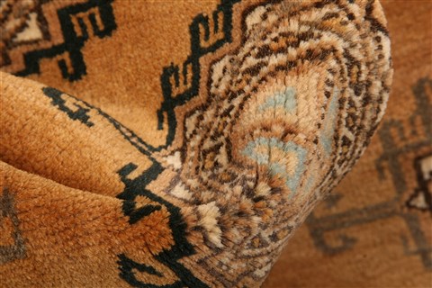 Kunduz Orange Hand Knotted 37 X 61 Area Rug 100-29874 Image 1