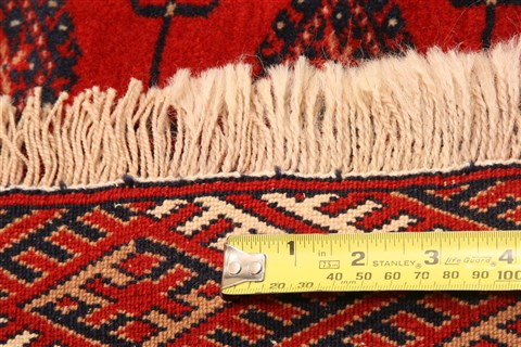 Bokhara Red Hand Knotted 37 X 411 Area Rug 100-29878 Image 4