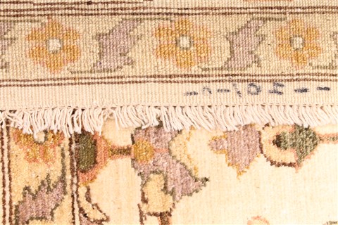 Pishavar Beige Hand Knotted 811 X 117 Area Rug 254-29879 Image 4
