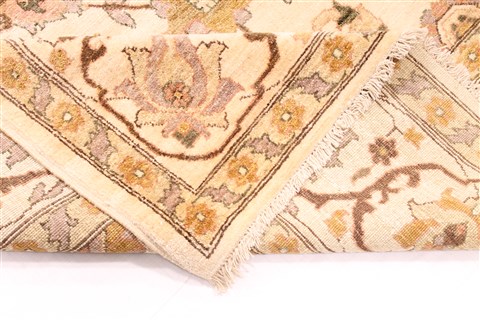 Pishavar Beige Hand Knotted 811 X 117 Area Rug 254-29879 Image 6
