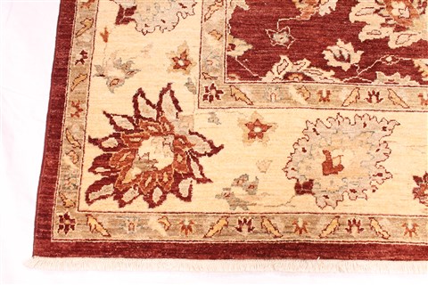 Pishavar Red Hand Knotted 810 X 122 Area Rug 254-29882 Image 1