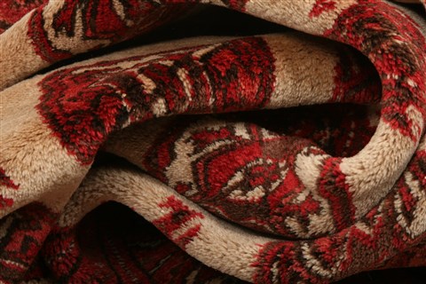 Turkman Red Hand Knotted 46 X 66 Area Rug 100-29887 Image 1