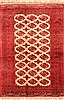 Turkman Red Hand Knotted 46 X 66 Area Rug 100-29887 Thumb 0
