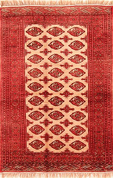 Persian Rug 2.5'x4' Turkmen Carpet Tribal 100% Silk – Induscarpets