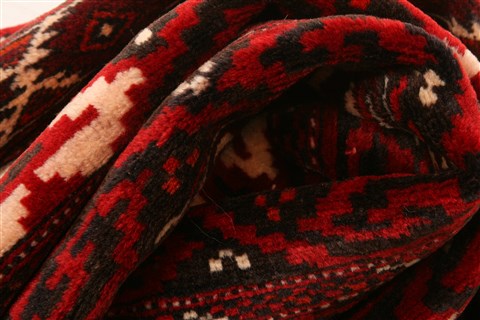 Yamouth Red Runner Hand Knotted 39 X 92 Area Rug 100-29890 Image 1