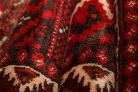 Yamouth Red Runner Hand Knotted 39 X 92 Area Rug 100-29890 Image 2