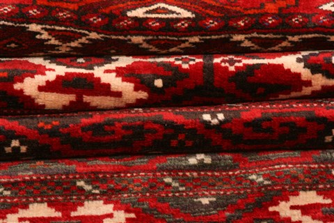 Yamouth Red Runner Hand Knotted 39 X 92 Area Rug 100-29890 Image 3