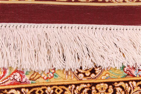 Qum Beige Hand Knotted 21 X 31 Area Rug 254-29900 Image 7