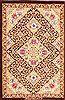 Qum Beige Hand Knotted 21 X 31  Area Rug 254-29900 Thumb 0