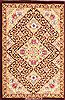 Qum Beige Hand Knotted 21 X 31 Area Rug 254-29900 Thumb 0