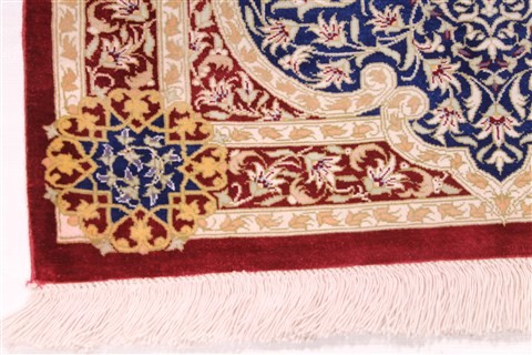 Qum Beige Hand Knotted 111 X 27 Area Rug 254-29901 Image 1