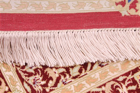 Qum Beige Hand Knotted 111 X 27 Area Rug 254-29901 Image 4