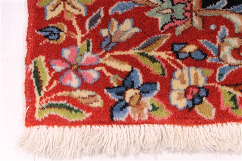 Kerman Blue Hand Knotted 20 X 30 Area Rug 254-29905 Image 1