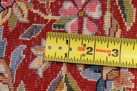 Kerman Blue Hand Knotted 20 X 30 Area Rug 254-29905 Image 4