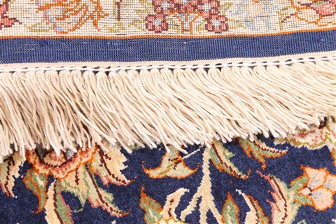Qum Purple Hand Knotted 20 X 211 Area Rug 254-29907 Image 4