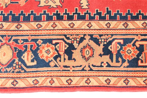 Serapi Blue Hand Knotted 90 X 120 Area Rug 254-29908 Image 3