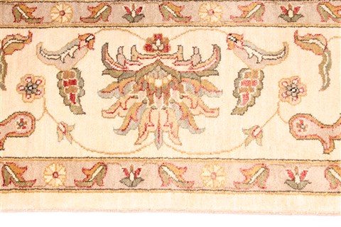Ziegler Beige Hand Knotted 90 X 120 Area Rug 254-29909 Image 3