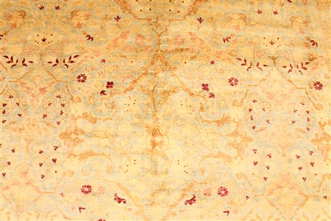 Ziegler Beige Hand Knotted 90 X 123  Area Rug 254-29910 Image 2