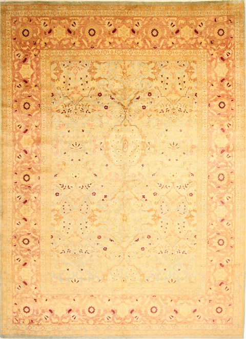Ziegler Beige Hand Knotted 90 X 123  Area Rug 254-29910 Image 0