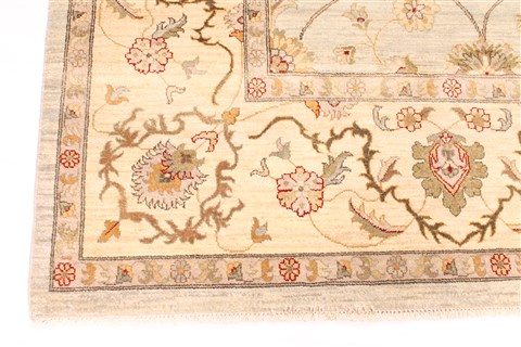 Ziegler Beige Hand Knotted 91 X 1110 Area Rug 254-29911 Image 1