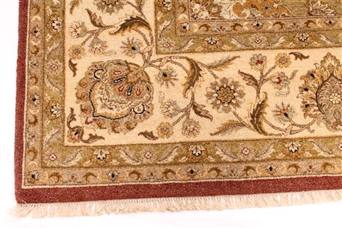 Haji Jalili Beige Hand Knotted 93 X 126 Area Rug 254-29912 Image 1