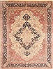 Tabriz Beige Hand Knotted 90 X 120  Area Rug 254-29913 Thumb 0