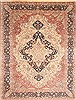 Tabriz Beige Hand Knotted 90 X 120 Area Rug 254-29913 Thumb 0