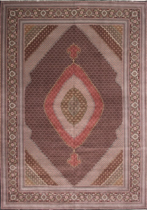 Mahi Beige Hand Knotted 114 X 162 Area Rug 254-29915 Image 0