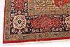Tabriz Red Hand Knotted 910 X 156  Area Rug 254-29917 Thumb 1