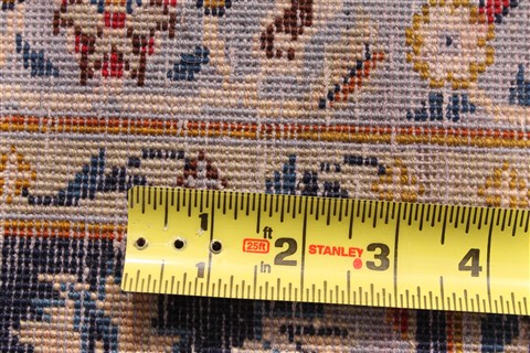Kashan Beige Hand Knotted 102 X 1411 Area Rug 254-29918 Image 8