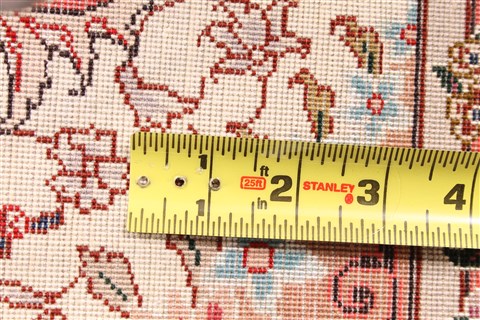 Tabriz Purple Hand Knotted 20 X 30  Area Rug 254-29924 Image 6