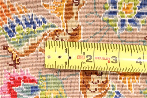 Tabriz Multicolor Hand Knotted 20 X 30  Area Rug 254-29927 Image 4