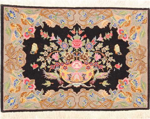 Tabriz Multicolor Hand Knotted 20 X 30  Area Rug 254-29927 Image 0