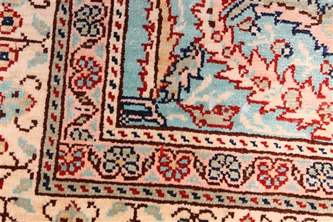 Hereke Beige Hand Knotted 20 X 37  Area Rug 254-29930 Image 3