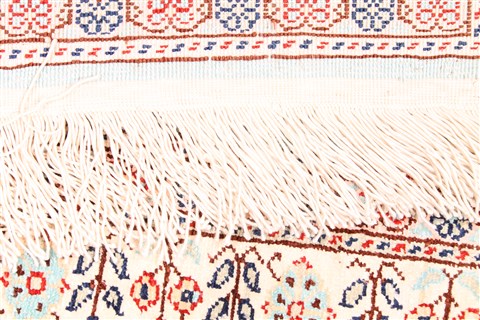 Hereke Beige Hand Knotted 20 X 37  Area Rug 254-29930 Image 4