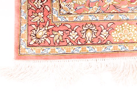 Qum Beige Hand Knotted 20 X 30 Area Rug 254-29933 Image 1