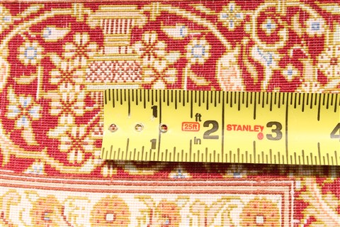 Qum Beige Hand Knotted 27 X 41 Area Rug 254-29937 Image 6