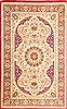 Qum Beige Hand Knotted 27 X 41 Area Rug 254-29937 Thumb 0
