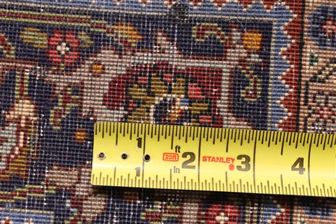 Tabriz Beige Runner Hand Knotted 33 X 118  Area Rug 254-29939 Image 6